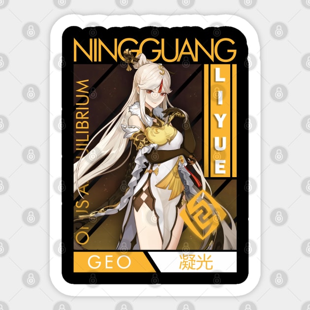 Ningguang Sticker by Nifty Store